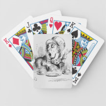 The Mad Hatter, illustration from 'Alice's Playing Cards