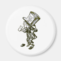 The Mad Hatter Magnets