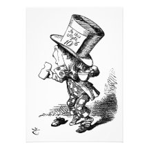 The Mad Hatter Personalized Announcement