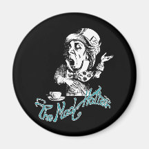 The Mad Hatter Refrigerator Magnets