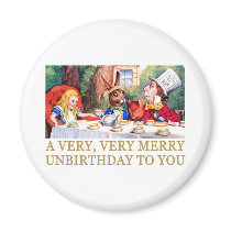 THE MAD HATTER WISHES ALICE A MERRY UNBIRTHDAY!