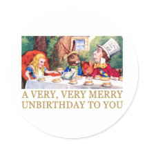 THE MAD HATTER WISHES ALICE A MERRY UNBIRTHDAY!