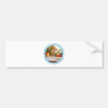 THE MAD HATTER'S TEA PARTY BUMPER STICKER