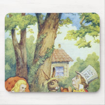 The Mad Hatter's Tea Party Mouse Pads