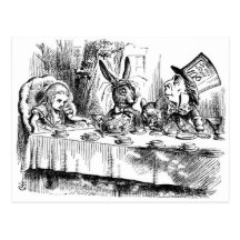 The Mad Hatter's Tea Party Postcard