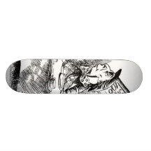 The Mad Hatter's Tea Party Skate Board Deck
