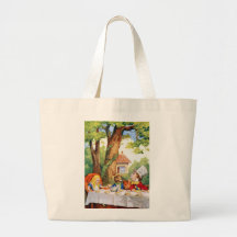 THE MAD HATTER'S TEA PARTY TOTE BAG