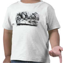 The Mad Hatter's Tea Party Tshirts
