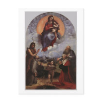 The Madonna of Foligno postcard