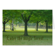 The Magic Forest Greeting Card from Shellis