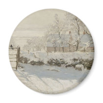 The Magpie (1869) Fridge Magnets