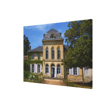 The main chateau building, renovated by gallery wrapped canvas