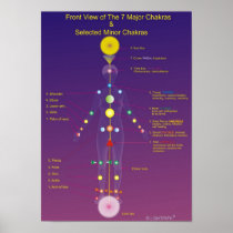 The Major and Minor Chakras Print