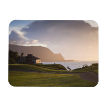 The Makai golf course in Princeville 3 Flexible Magnet