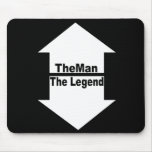 The Man Black Mouse Pads