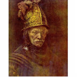 The Man With The Golden Helmet. photo sculptures