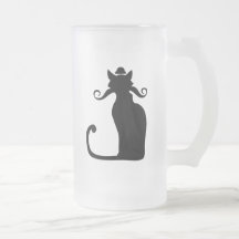 The Manly Cat Beer Mug