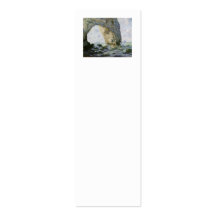 The Manneporte by Claude Monet Business Card