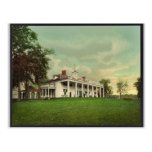 The Mansion, Mount Vernon rare Photochrom Post Card