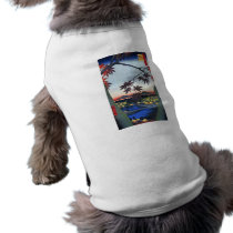 The Maple Trees – Ando Hiroshige Dog Tshirt