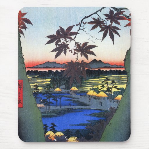 The Maple Trees – Ando Hiroshige Mouse Pads