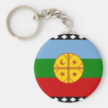 the Mapuches, Chile Keychain