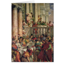 The Marriage Feast at Cana Greeting Card