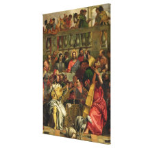 The Marriage Feast at Cana Stretched Canvas Print