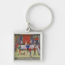 The Marriage of Renaud of Montauban and Clarisse Key Chains