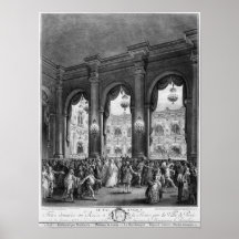 The masked ball, 23rd January 1782 Posters