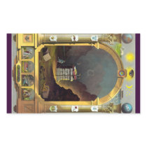 The Masonic Chart Rectangular Stickers