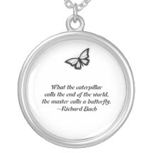 the master calls the butterfly pendant