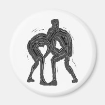 THE MATCH REFRIGERATOR MAGNETS