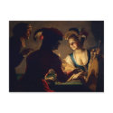 The Matchmaker - Gerrit Van Honthorst postcards