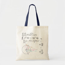 The  Math Tote Bag by The Pasadena Collection