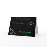 'The Mathematics of Life' Card