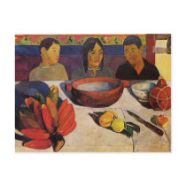 'The Meal' - Paul Gauguin Postcard