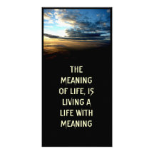 THE MEANING OF LIFE PHOTO CARD