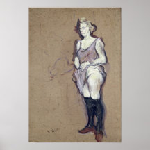 The Medical Inspection: Blonde Prostitute, 1894 Print