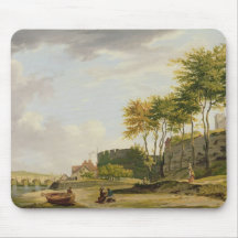 The Medway at Rochester, 1776 (oil on canvas) Mousepads