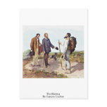The Meeting By Gustave Courbet postcards