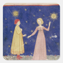 The Meeting of Dante  and Beatrice Sticker