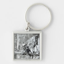 The Meeting of Mary Seacole  and Alexis Soyer Key Chains