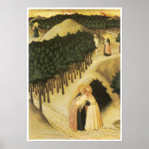 The Meeting of St. Anthony & St. Paul, c. 1440 Posters