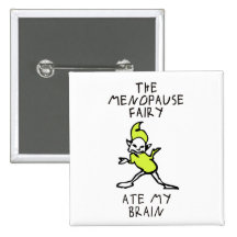 The Menopause Fairy Pinback Buttons