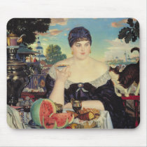 The Merchant's Wife at Tea, 1918 Mousepad