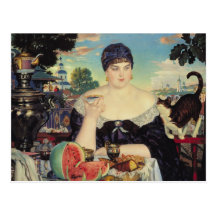 The Merchant's Wife at Tea, 1918 Post Card