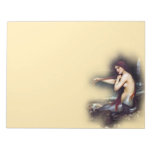The Mermaid Pre-Raphaelite 11X8.5 in Notepad