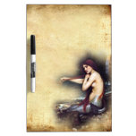 The Mermaid Pre-Raphaelite Dry Erase Board
