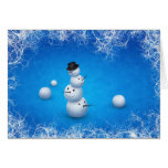 The Merry Snowman Card